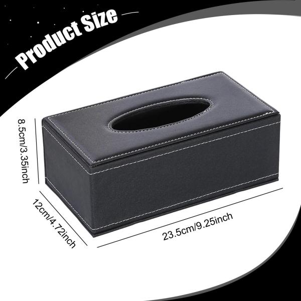 ティッシュボックスカバー モダンなペーパータオルホルダー 化粧台 オフィスデスクカウンタートップ用 23.5cmx12cmx8.5cm