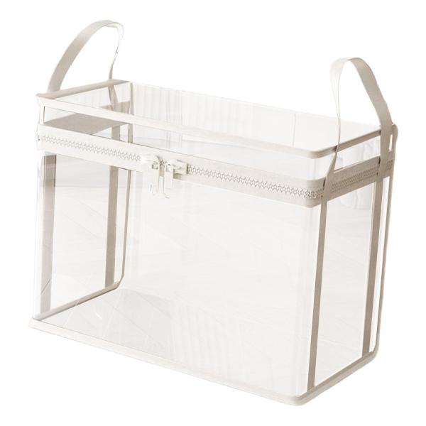 ぬいぐるみ収納バッグ 人形用ビン 誕生日 保育園 ぬいぐるみ おもちゃ オーガナイザーボックス クリーム ホワイト