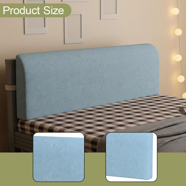 ベッド用吊り下げヘッドボード枕 洗える 人間工学に基づいた腰保護枕 ブルー