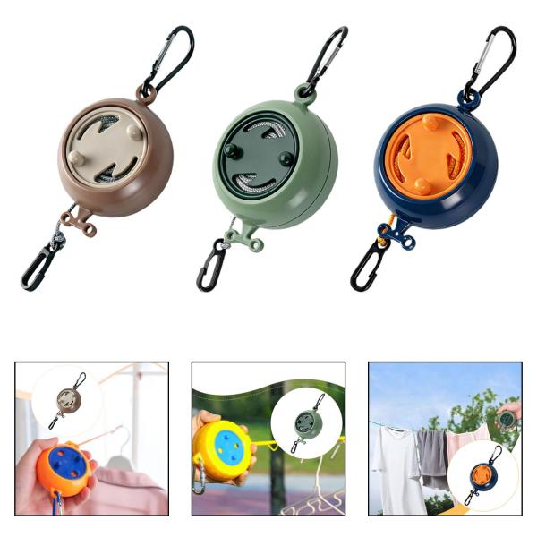 洗濯物干し用必需品 ポータブルキャンプ用品 屋内用アクセサリー ベージュ