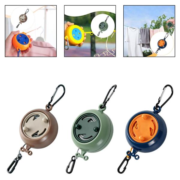 洗濯物干し用必需品 ポータブルキャンプ用品 屋内用アクセサリー ベージュ