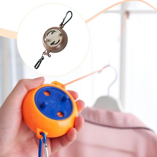 洗濯物干し用必需品 ポータブルキャンプ用品 屋内用アクセサリー ベージュ