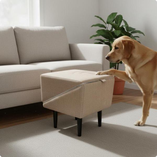 折りたたみ式犬用階段 Versatile 犬用スロープ階段 多用途 木製犬用ステップ台 滑り止め 木製ペットステップ 安定感 折りたたみ式ペット 中型犬 小型犬 大型犬用