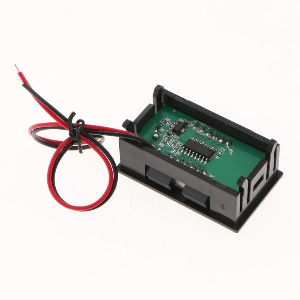 0.56インチ2線4.5-30V DC LEDディスプレイデジタル電圧計グリーン