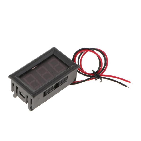 0.56インチ2線4.5-30V DC LEDディスプレイデジタル電圧計グリーン