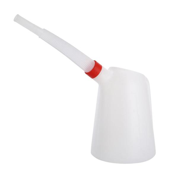 車で移動する3L用のふた付きの柔軟な注ぎ口を注ぐオイル計量ジャグ