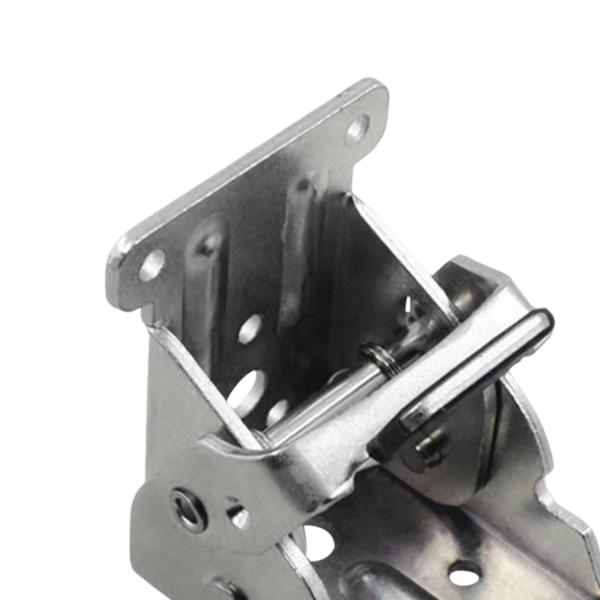 4x 折りたたみヒンジ 0-90 度 折りたたみ式テーブル引き出しデスク用アクセサリー シルバー