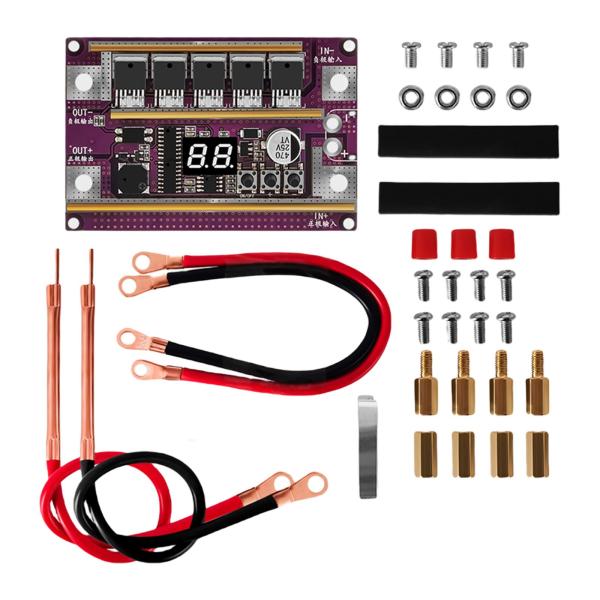 12V カバーなし 電子修理のため スポット溶接機 DIYキット ニッケル溶接 0.1-0.3mm 99ギヤ 調整可能 スポット溶接機の制御盤