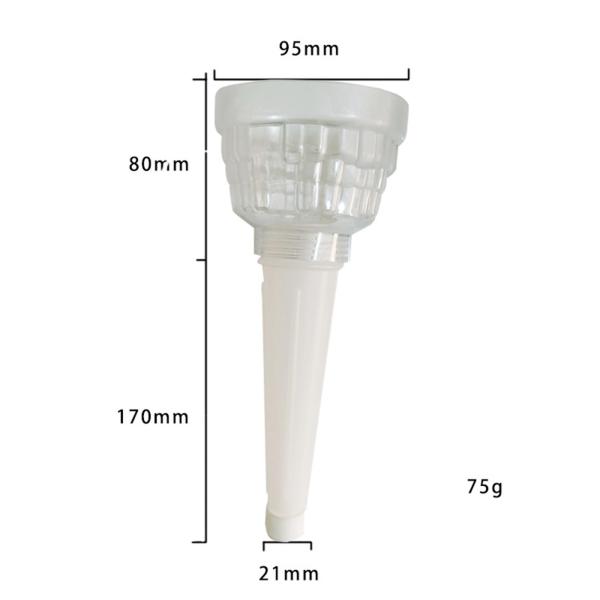 オイル除去漏斗、ハンドル付きオイル交換ツール給油漏斗、自動車SUV用非接触カーオイル漏斗