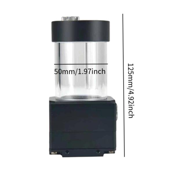 ポンプ/リザーバーコンボ リークフリー スピードコントロールポンプ 3Dプリンターアクセサリー用 125mm 65mm 12V