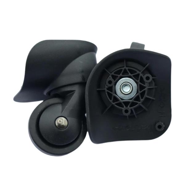 スーツケースホイール 2個 ダブル列ホイール 軽量 頑丈 静音 ローリング 回転キャスター 荷物バッグ 荷物ボックス トロリー用