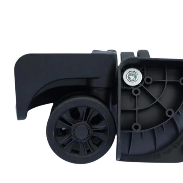 2個の荷物用ホイール交換用スムーズな修理簡単な取り付け多目的旅行フレキシブルキャスタートロリーホイール