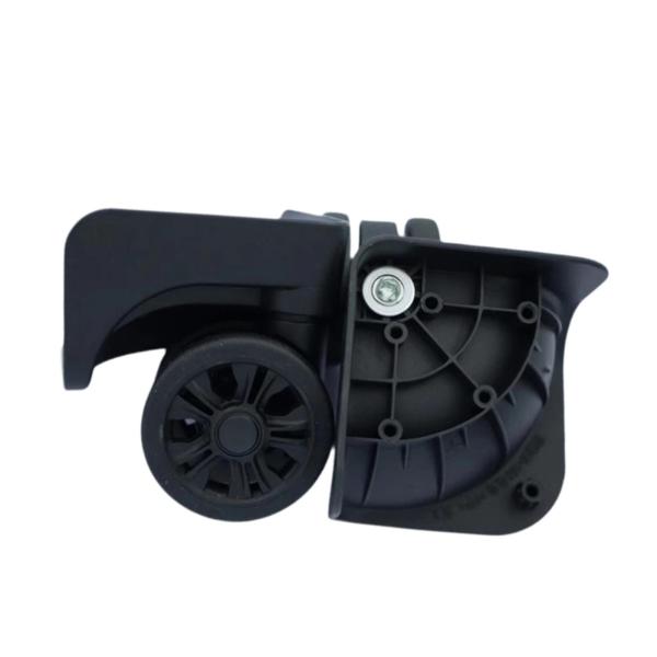 2個の荷物用ホイール交換用スムーズな修理簡単な取り付け多目的旅行フレキシブルキャスタートロリーホイール