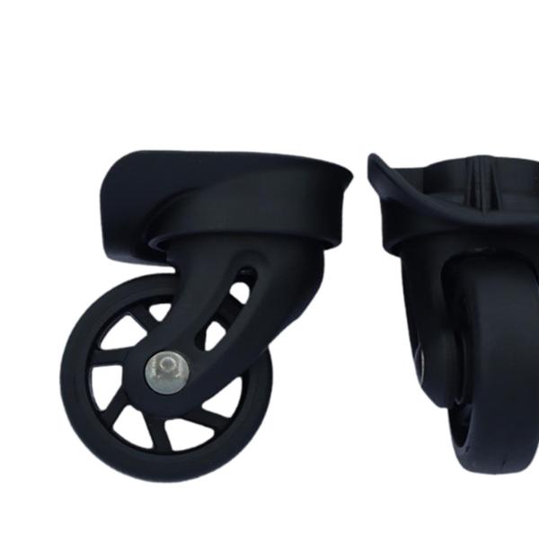 スーツケース用ホイール 静音多目的修理パーツ 360度回転トロリーキャスター トロリー 荷物 ショッピングカート用 2個