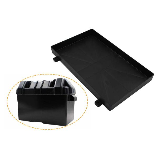 バッテリートレイアクセサリー ボート用頑丈なバッテリーマウント 31.5cmx18cmx3cm