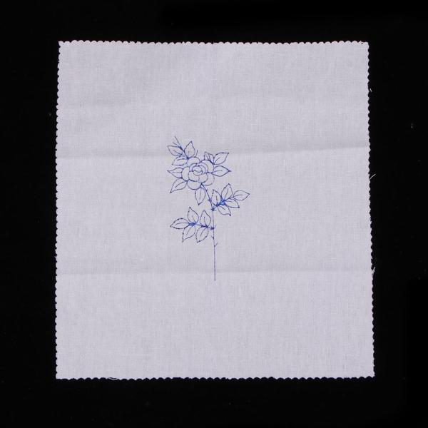 初心者のための美しい3D花切り株刺繍キットローズ