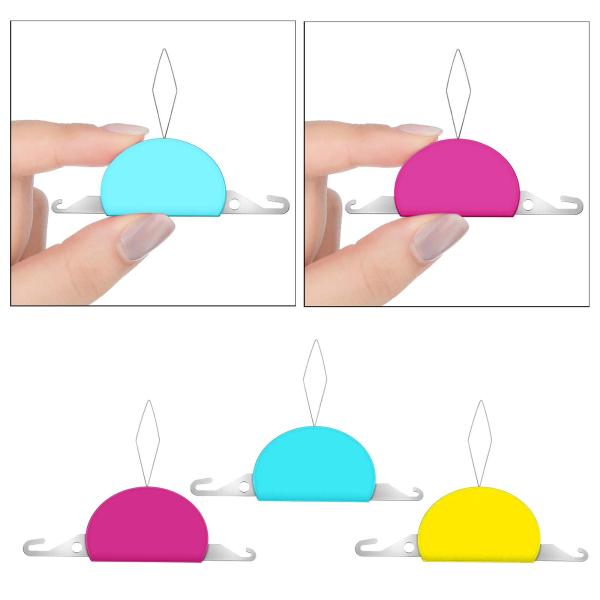 針装置3In1針糸通し糸ガイドミシンローズレッド