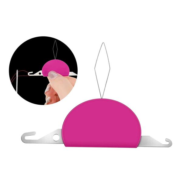 針装置3In1針糸通し糸ガイドミシンローズレッド