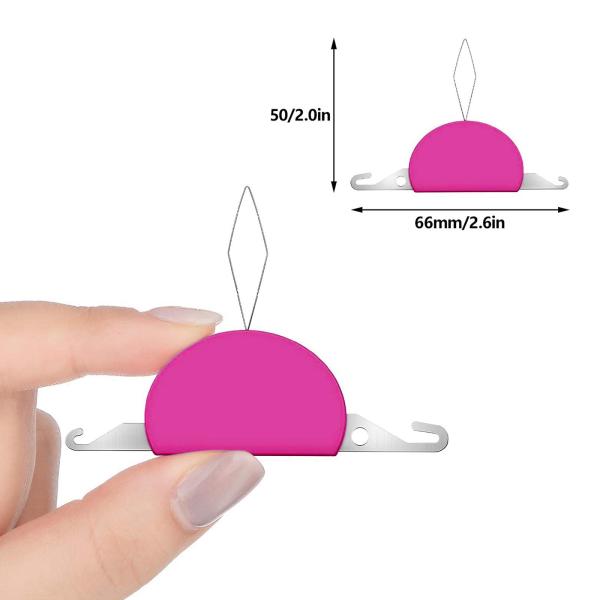 針装置3In1針糸通し糸ガイドミシンローズレッド
