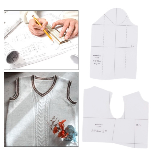 服デザインテンプレート定規製図ステンシル手描き縫製｜stk-shop｜02