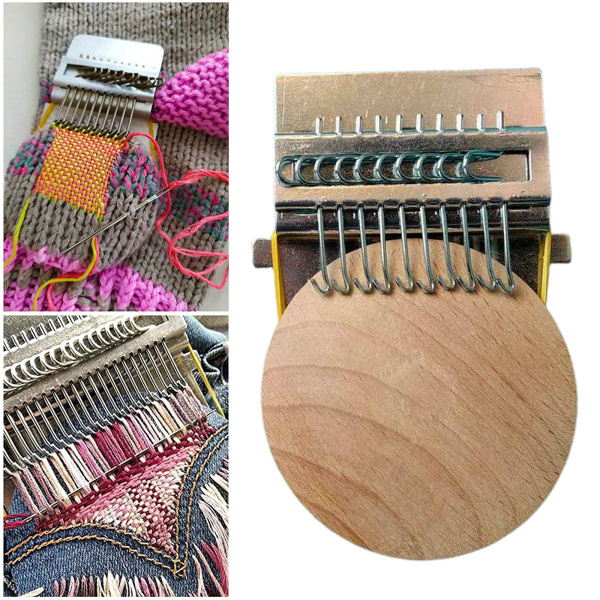 PSKOOK パラコード 編み機 編む金属用具 織り機 細工制作DIYツール 裁縫道具 編み物ツール（アーミ緑）