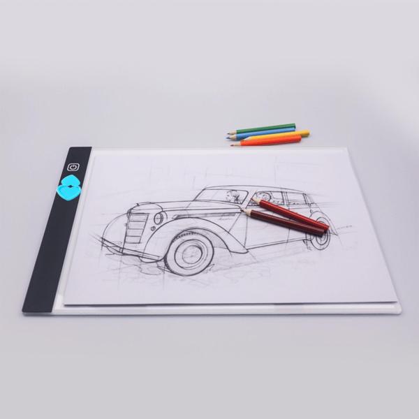 2ピースダイヤモンドペインティングライトパッドスイッチカバーハート型ボタンガードブルーとピンク