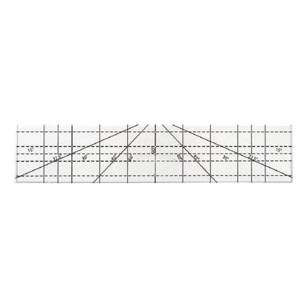 アクリル定規25.5x5cmクリエイティブグリッドキルティング定規テンプレート定規用