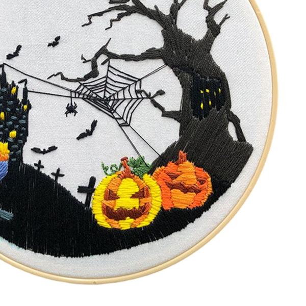 刺繍スターターキット ハロラフト デコレーション クロスステッチ 大人用 キャッスル