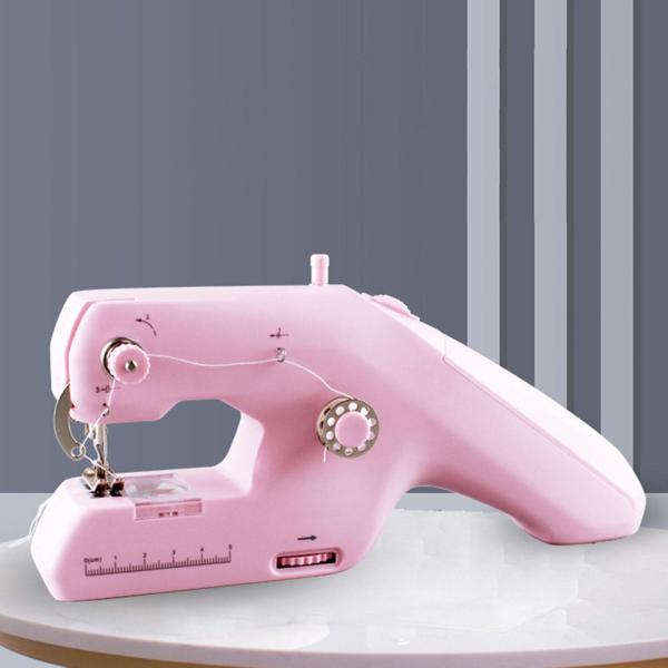 ポータブルハンドヘルドミシンアクセサリー大人の初心者ツールミニコードレス修復機針仕事 DIY 編み物生地服