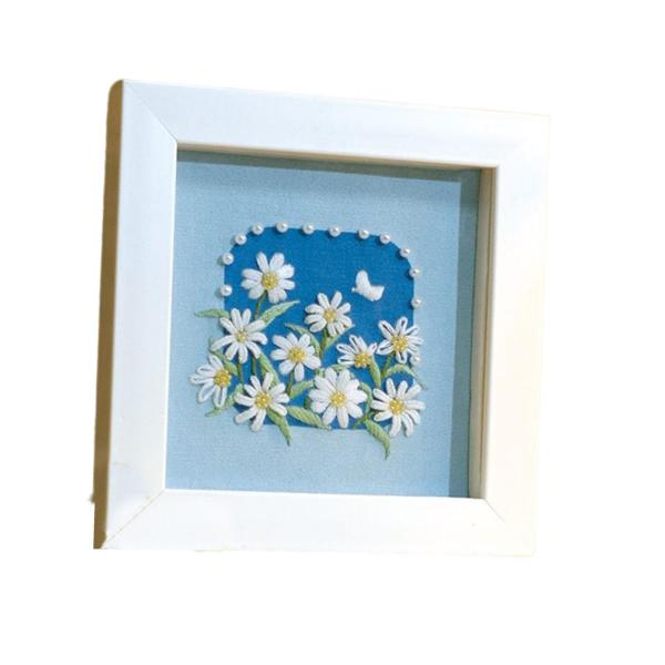 基本的なツールを備えた刺しゅうキット 刺しゅうスターターキット アートクラフト デイジー