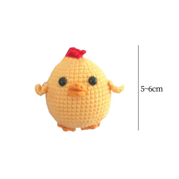 手作り DIY ひよこ人形かぎ針編みキット縫製クラフト針仕事初心者ひよこ