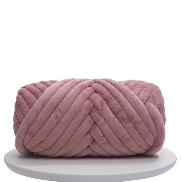 500G ベルベットのかさばる分厚い糸アーム クッション ブランケット ウィービング スロー ダーク 