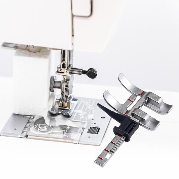 Pfaff ミシントップステッチ用調整可能ガイドフットアクセサリーツール