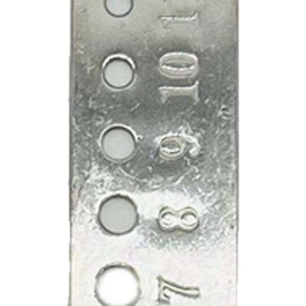 ステンレス鋼かぎ針編みビューサイザー 2 ピース編み物ゲージ測定ツール編み物アクセサリーかぎ針編みツール編み物ピンゲージフレキシブル