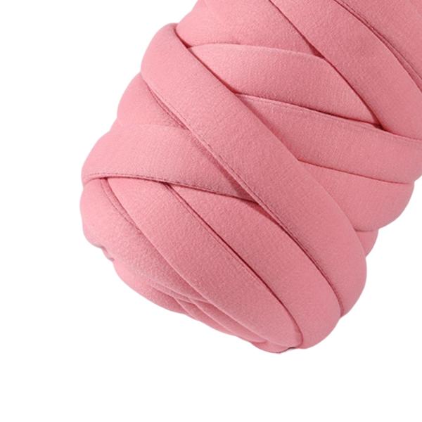 250G/0.55lbs 分厚い糸 ジャンボチューブ糸 クラフト用 DIY スロー ソファ ベッド ピロー ピンク