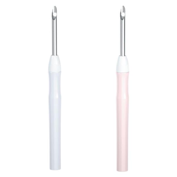 パンチ針キット 2mm 3.5mm 5mm 敷物糸フックツール クラフト DIY 縫製用 ピンク