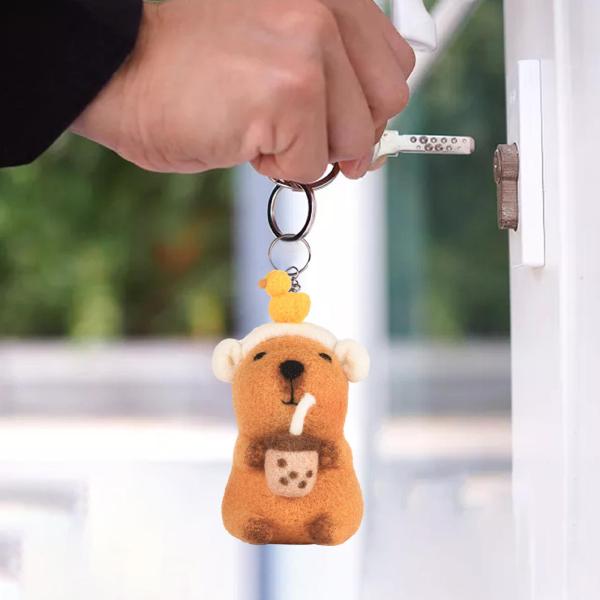 カピバラ ぬいぐるみ フェルト用品 初心者 バレンタインデー ギフト B