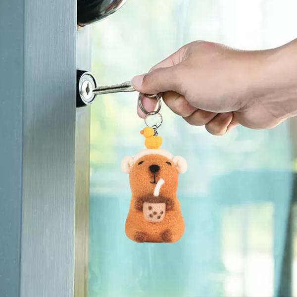 カピバラ ぬいぐるみ フェルト用品 初心者 バレンタインデー ギフト B