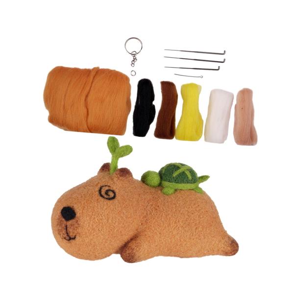 カピバラ ぬいぐるみ フェルト用品 初心者  バレンタインデー ギフト D