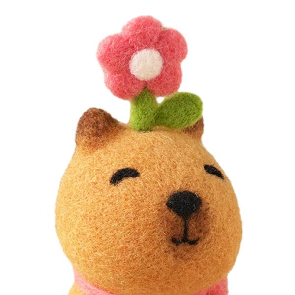 カピバラ ぬいぐるみ フェルト用品 初心者  バレンタインデー ギフト E