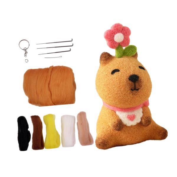 カピバラ ぬいぐるみ フェルト用品 初心者  バレンタインデー ギフト E