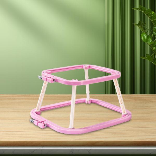 クロスステッチラック 調節可能なコンボ裁縫 DIY 刺繍フレーム ラップスタンド 