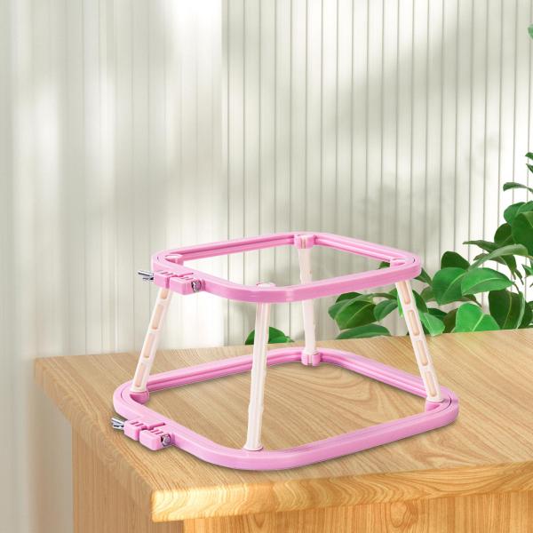 クロスステッチラック 調節可能なコンボ裁縫 DIY 刺繍フレーム ラップスタンド 