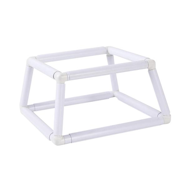 刺繍フレームラップスタンド DIY 裁縫ステッチクロスステッチラック白小