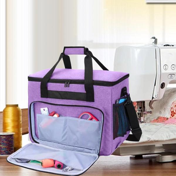ミシンキャリングケース 家庭用整理バッグ ポータブルキャリートートバッグ ミシンバッグ 旅行用ツール アウトドア用