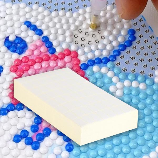 50枚収納コンテナステッカーシート 空白ダイヤモンドペインティングラベル 簡単に剥がせるデカール マーキングや書き込み、ビジネスラベルに