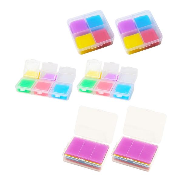 2個 ペインティンググルー 粘土ペインティング 4色 ダイヤモンドツール ポータブルペインティングツール DIY クラフト 家庭 友人用