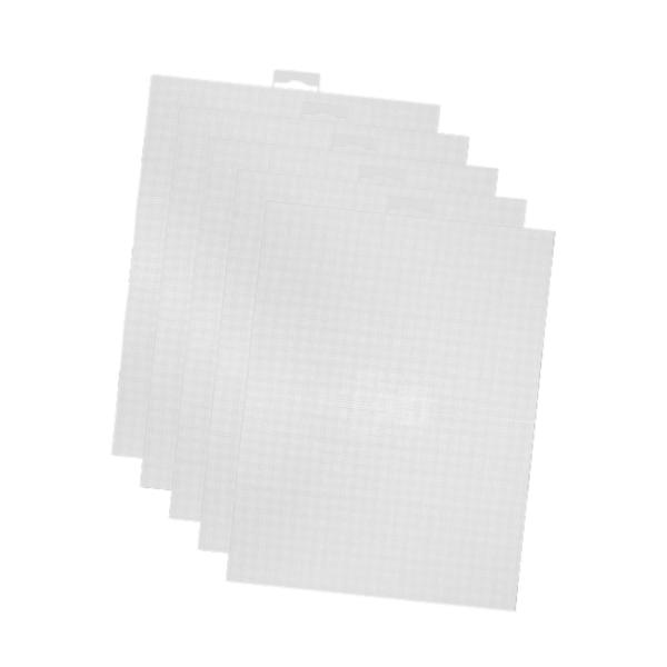 5枚のメッシュキャンバスシート、柔軟なかぎ針編みプロジェクト、軽量用品、アイメッシュ、DIYクラフト、クロスステッチメッシュシート