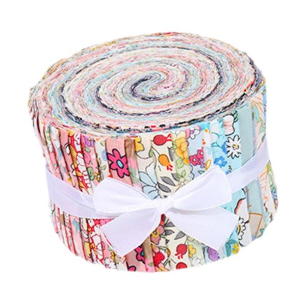 ジェリーロール生地 ジェリーロール生地 誕生日パッチワークキルティング用ストリップ 36ストリップ