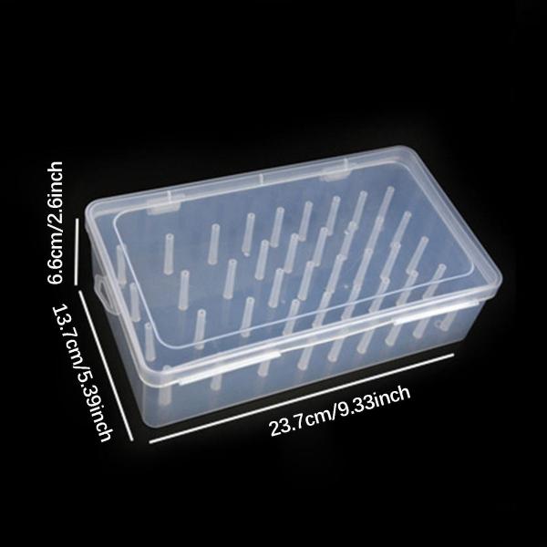 裁縫糸収納ボックス コンテナ 大容量 ポータブル 家庭用 42軸 刺繍糸オーガナイザー